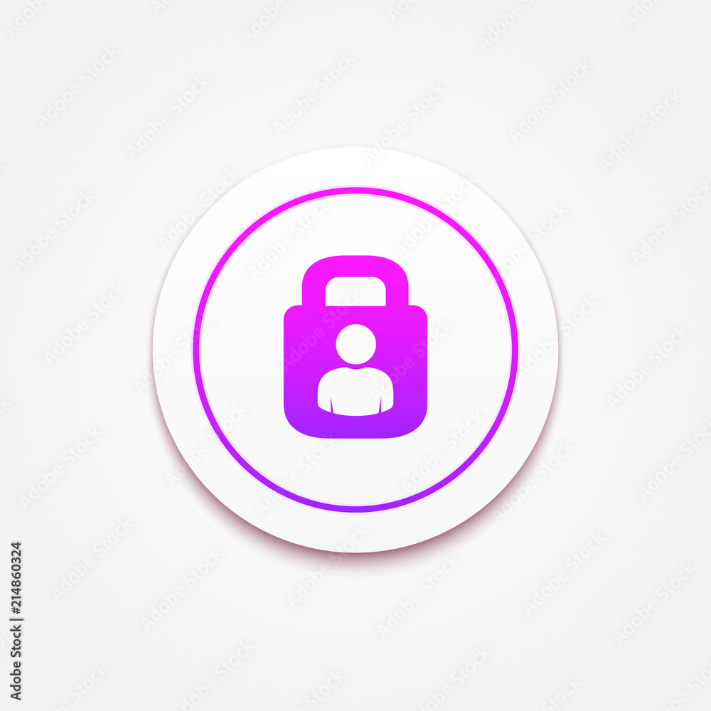 User login or authenticate icon, User login or authenticate icon,