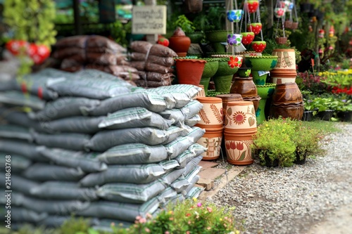 Bags of garden soil for sale