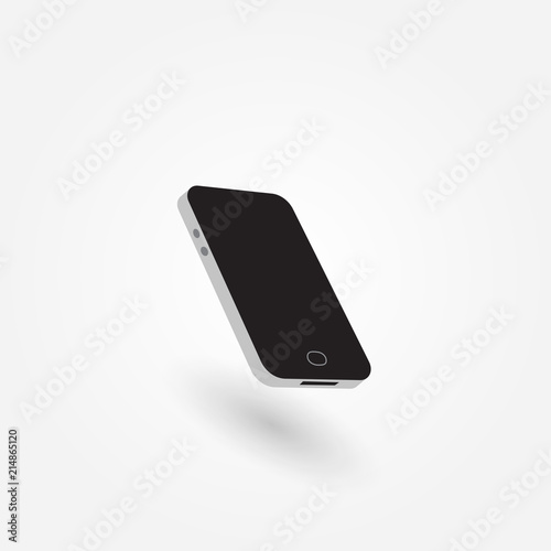 3d illustration of smartphone icon