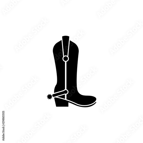 cowboy boots icon. Element of wild west icon for mobile concept and web apps. Material style cowboy boots icon can be used for web and mobile