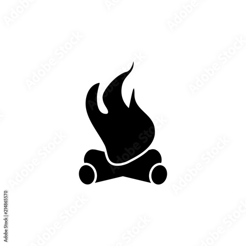 bonfire icon. Element of wild west icon for mobile concept and web apps. Material style bonfire icon can be used for web and mobile