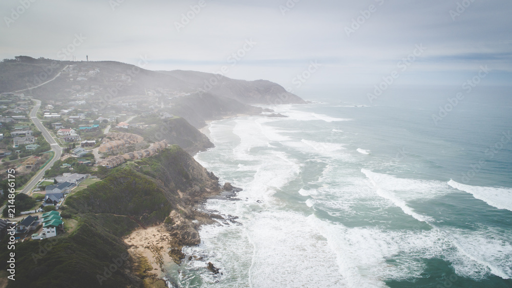 Aerial photos of the beach at Brenton-on-sea near knysna on the garden route of south africa Aerial photos of the beach at Brenton-on-sea near knysna on the garden route of south africa