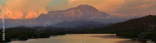 Amazing Mount Kinabalu of Sabah, Borneo / Majestic view of Mount Kinabalu