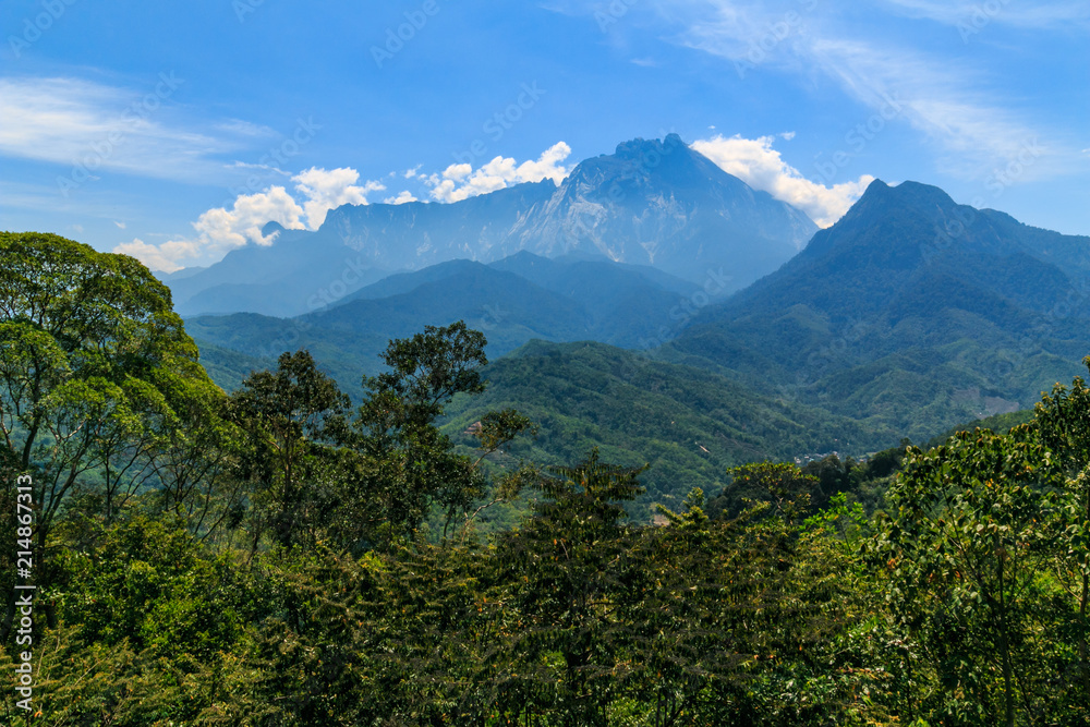 Amazing Mount Kinabalu of Sabah, Borneo / Majestic view of Mount Kinabalu