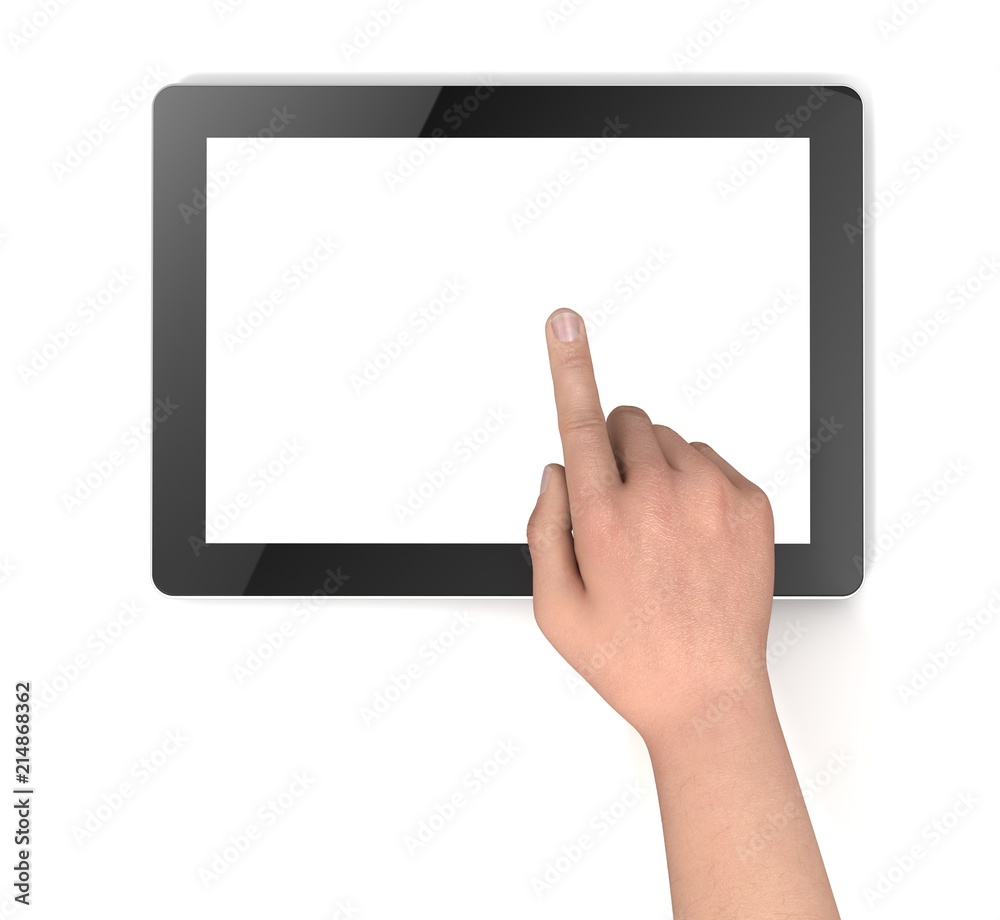blank tablet computer concept illustration blank tablet computer concept illustration