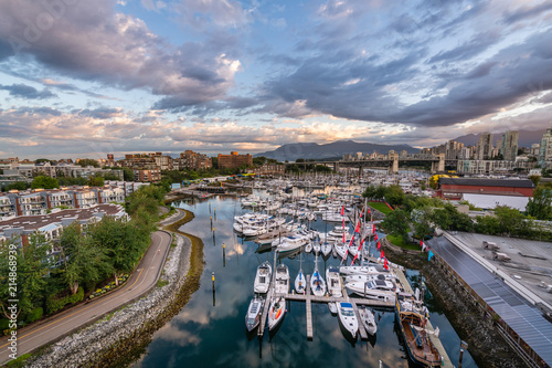 Granville Island at Golden Hour photo