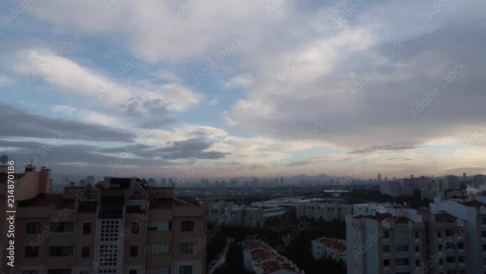 Timelapse of overcast day. Timelapse of overcast day.