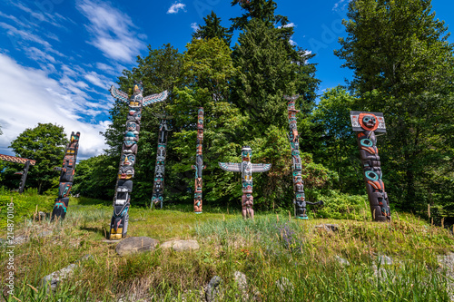 The Totems of Stanley Park
