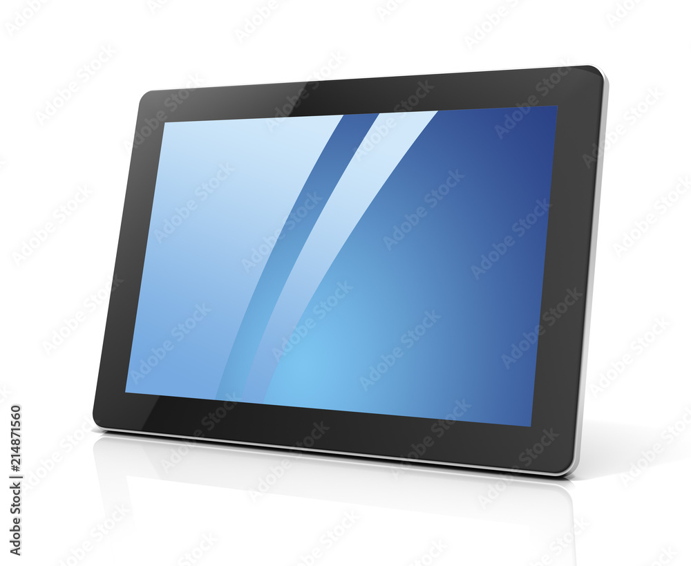 tablet computer 3d illustration tablet computer 3d illustration