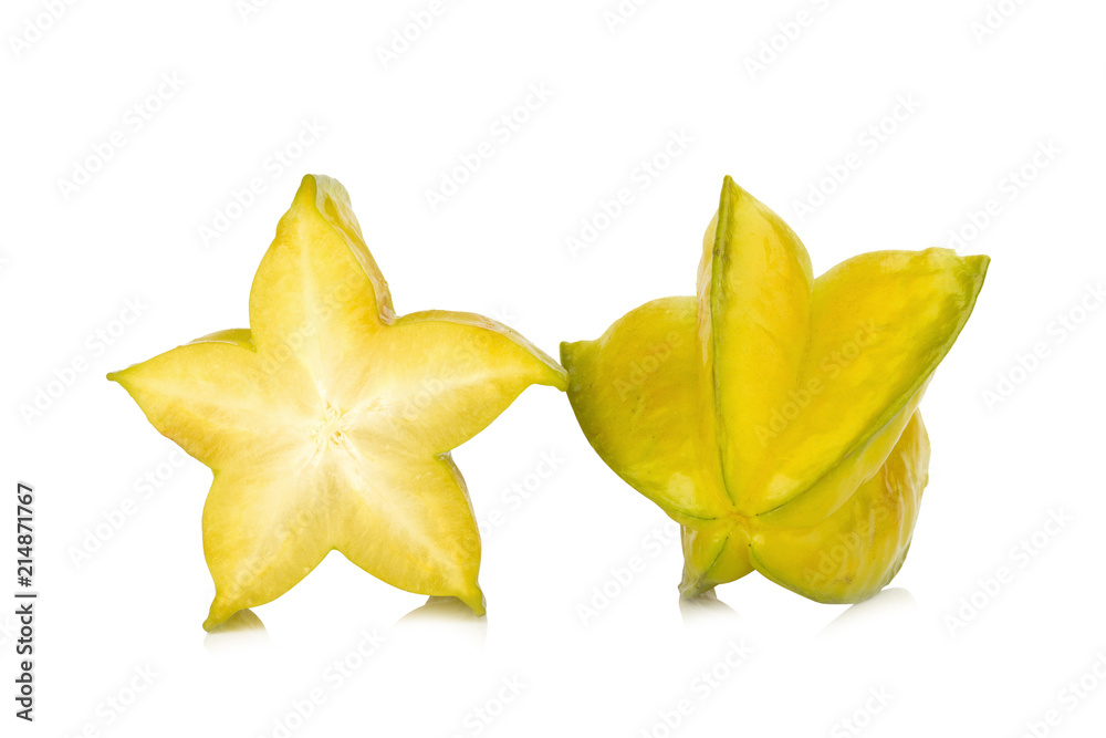 star apple. star fruit isolated on white background star apple. star fruit isolated on white background