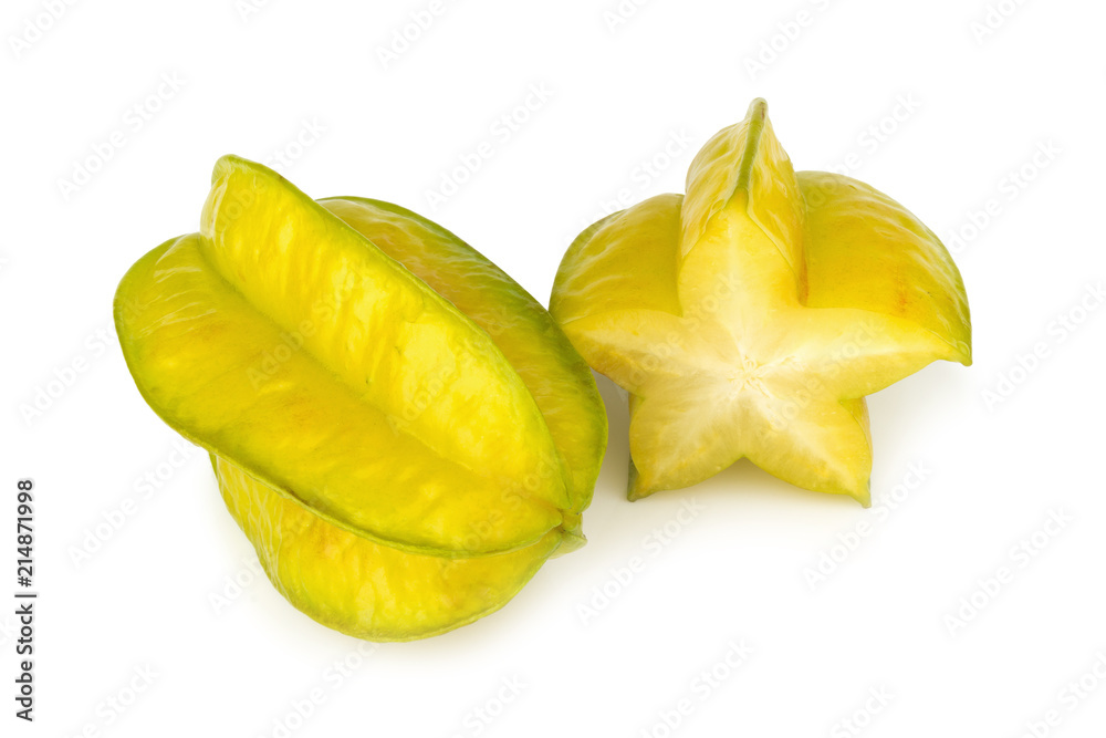 Fototapeta premium star apple. star fruit isolated on white background