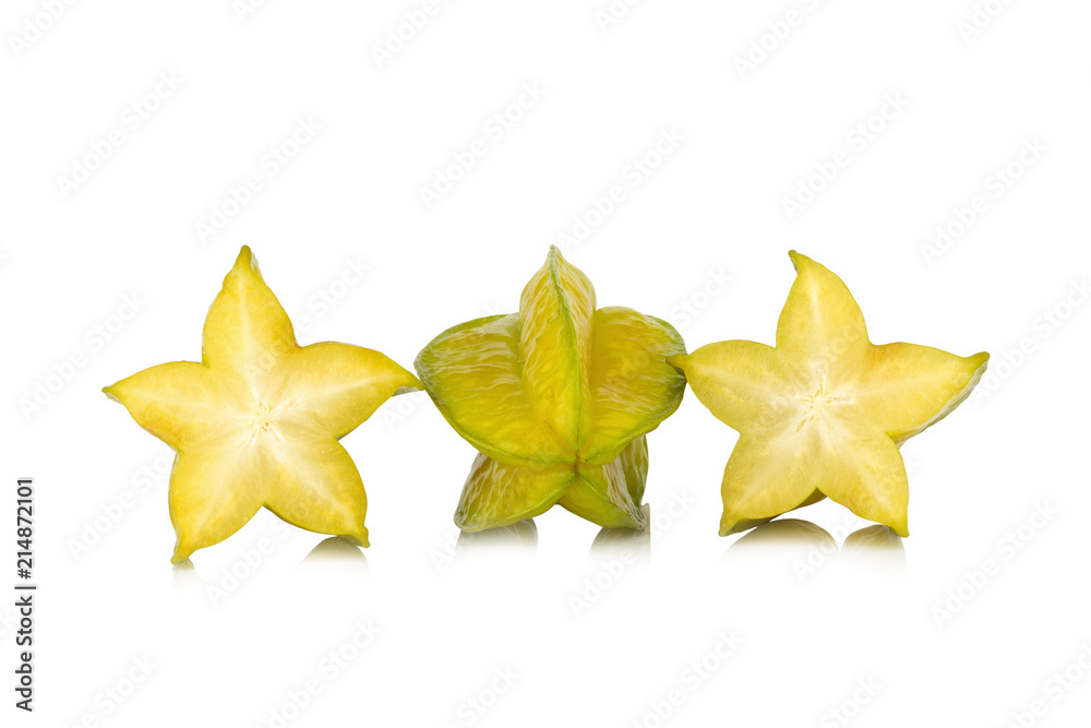 star apple. star fruit isolated on white background star apple. star fruit isolated on white background