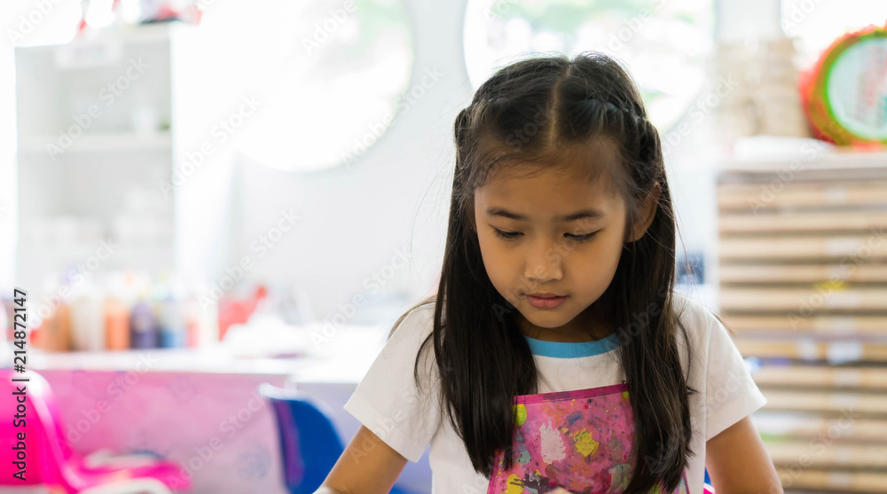 Portrait Asian kids Cute little girl Portrait Asian kids Cute little girl