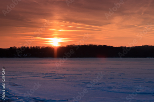 Blue Marsh Lake sunset