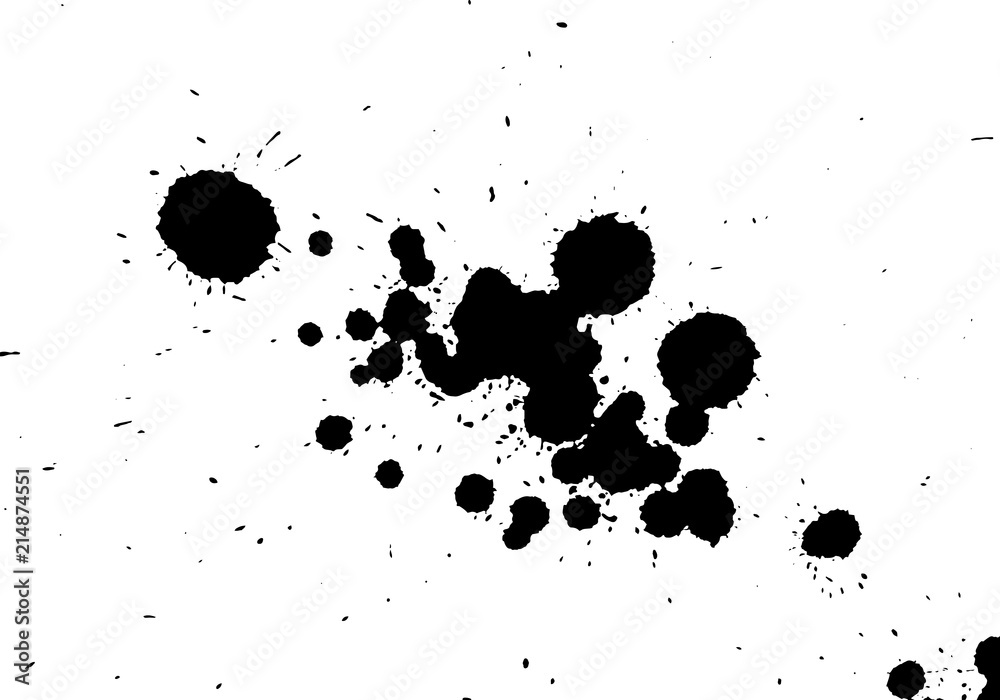Handdrawn grunge texture. Abstract ink drops background. Black and white grunge illustration. Vector watercolor artwork pattern. Handdrawn grunge texture. Abstract ink drops background. Black and white grunge illustration. Vector watercolor artwork pattern.