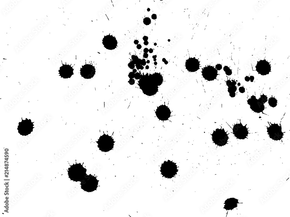 Handdrawn grunge texture. Abstract ink drops background. Black and white grunge illustration. Vector watercolor artwork pattern. Handdrawn grunge texture. Abstract ink drops background. Black and white grunge illustration. Vector watercolor artwork pattern.