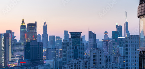 cityscape and skyline at dusk © chungking