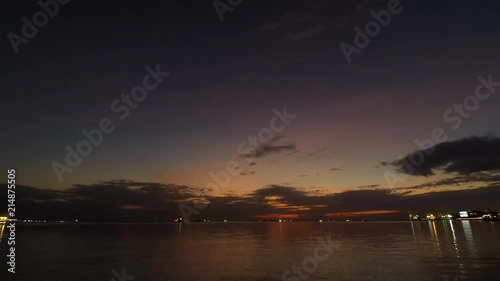 Short Time Lapse of Bay Side walk here the philippines photo