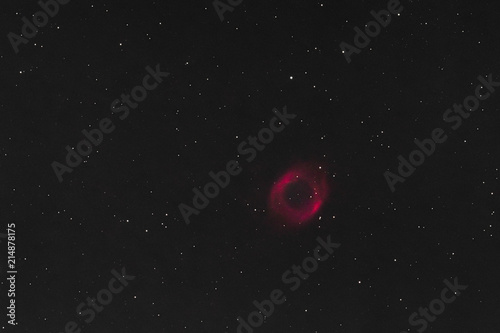 Fototapeta Naklejka Na Ścianę i Meble -  The Helix Nebula in the constellation Aquarius as seen from Mannheim in Germany.