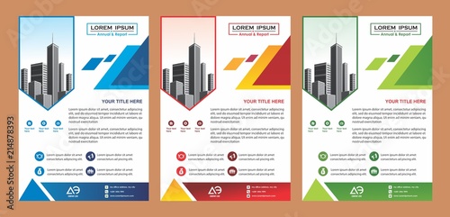 cover set design for business and report