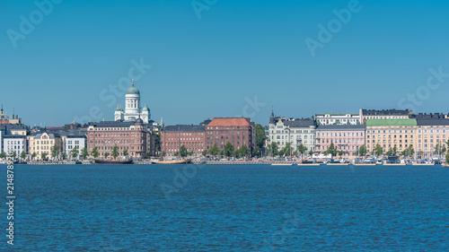 Helsinki in Finland, panorama of the town from the sea, with the cathedral in background    © Pascale Gueret