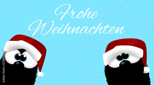 Monster Weihnachtskarte