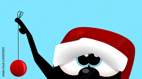 Monster Weihnachtskarte