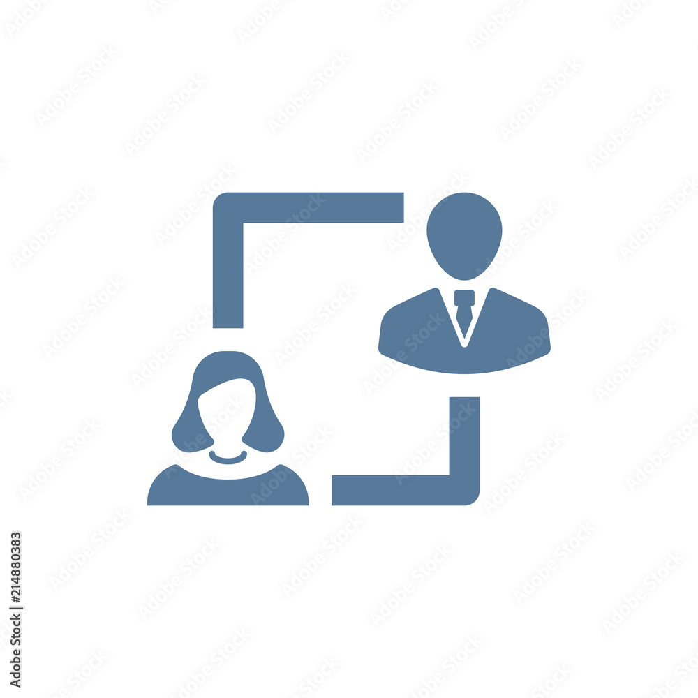 Business Collaboration Icon Business Collaboration Icon