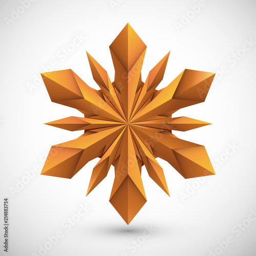 gwiazda origami wektor