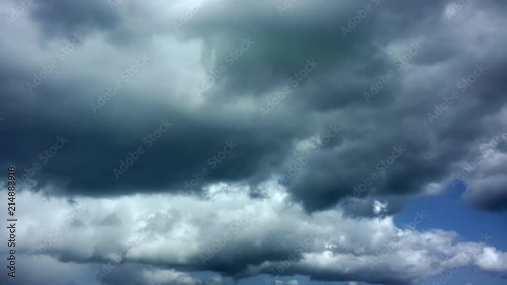 Storm clouds gathering over the Firth of Forth in central Scotland. Time lapse clouds Storm clouds gathering over the Firth of Forth in central Scotland. Time lapse clouds