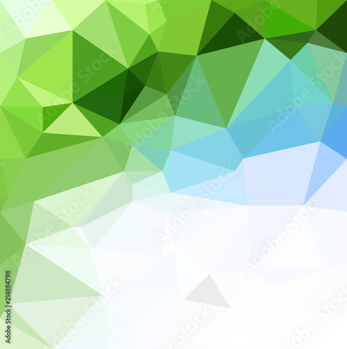 green blue background triangulation pattern, texture abstraction for web site