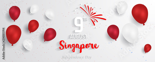 Singapore Independence Day. National day of Singapore.