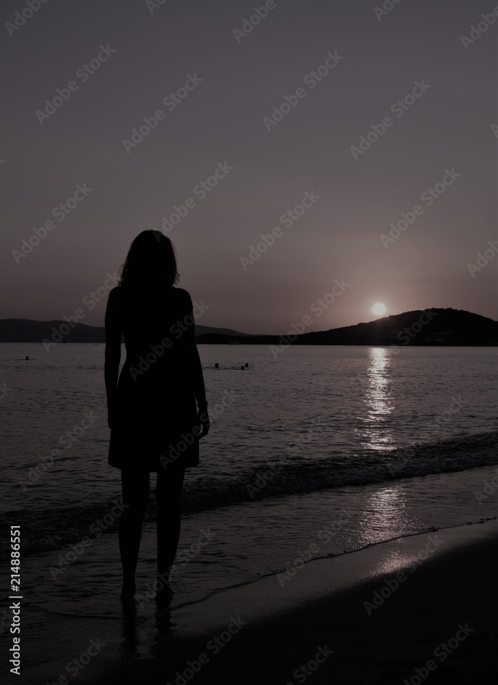 Naxos, Grecia tramonto