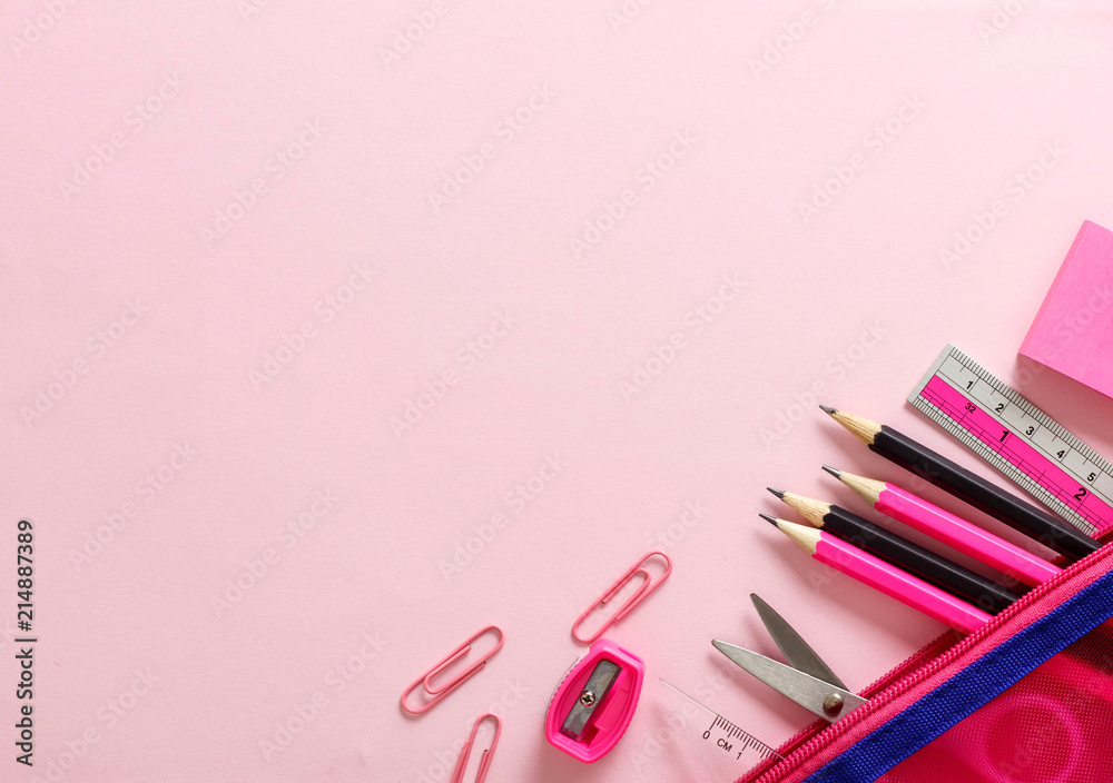 Pink pencils and other Pink pencils and other