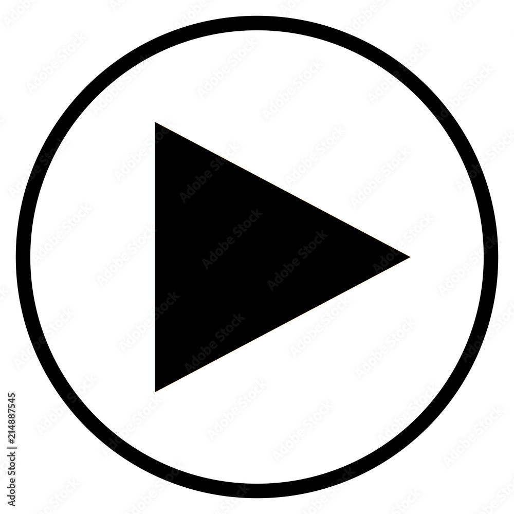 Start Icon im Kreis Start Icon im Kreis