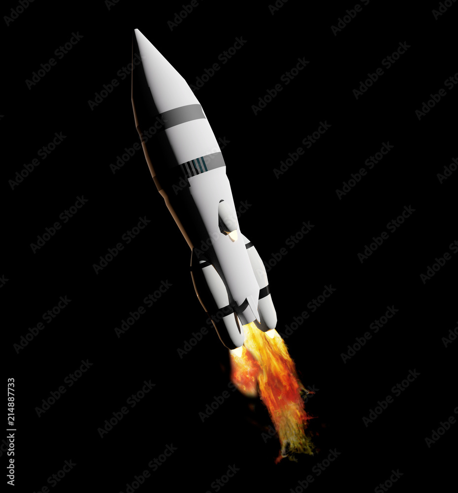 transport rocket 3d-illustration transport rocket 3d-illustration