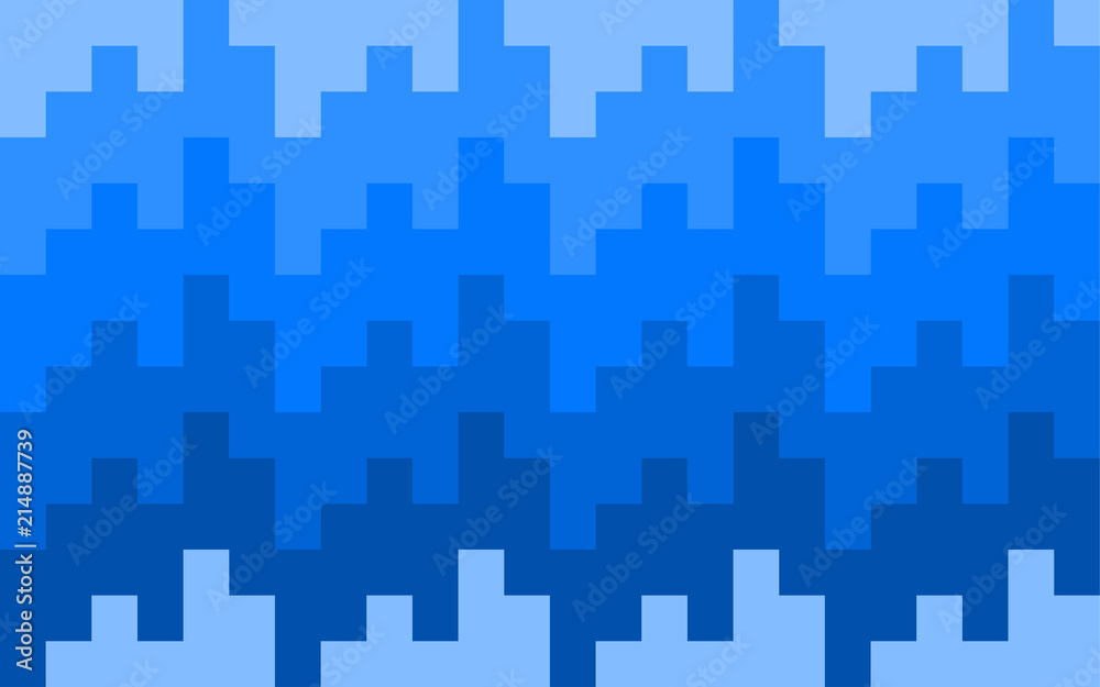 Pixel vector blue knit pattern background Pixel vector blue knit pattern background
