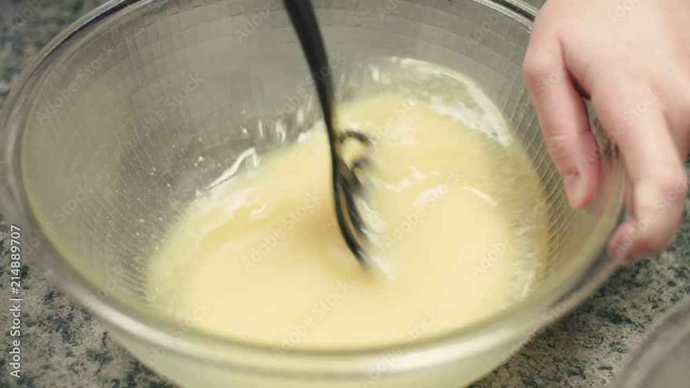Baking Cake and Stirring Batter 4K Video Baking Cake and Stirring Batter 4K Video