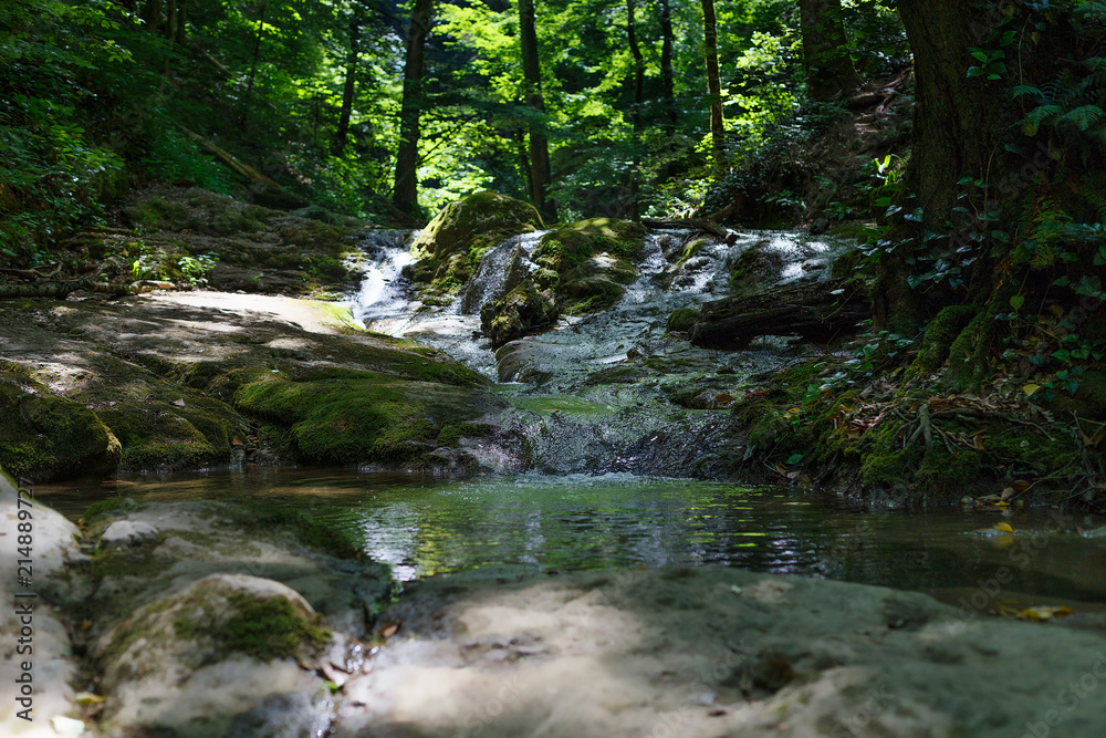 Big Kaverzinskiy waterfall, Goryachiy Klyuch Big Kaverzinskiy waterfall, Goryachiy Klyuch