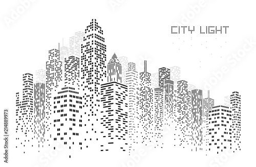 city skyline vector illustration