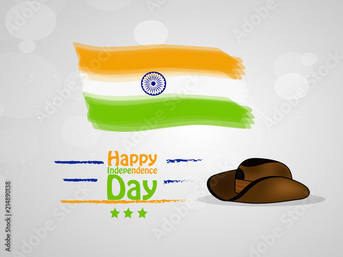 Illustration of background for Indian Independence Day