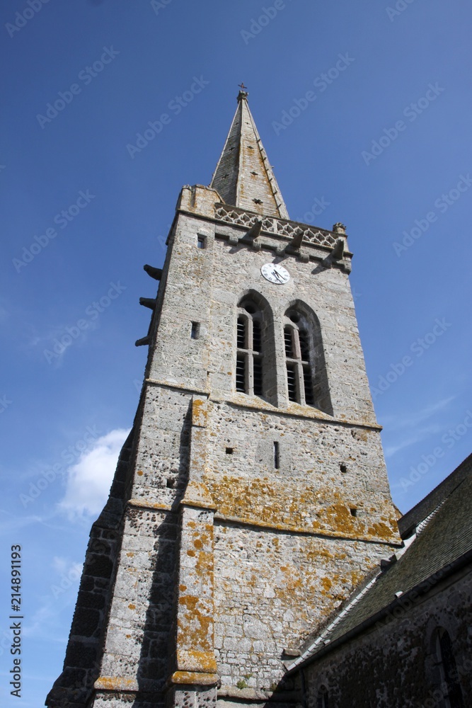 église de Réville dans le val de saire en Normandie,Cotentin,Manche