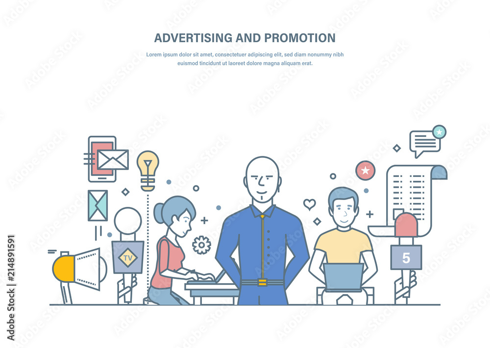 Advertising and promotion. Promotional in social network, digital sale, pr. Advertising and promotion. Promotional in social network, digital sale, pr.