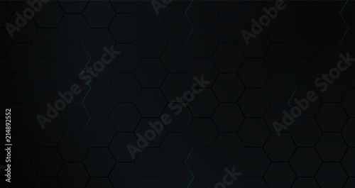 Abstract technological background from honeycombs