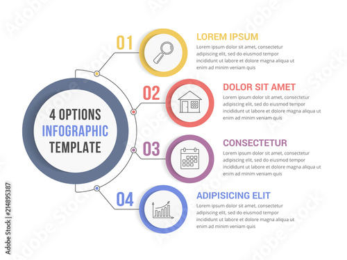 Four Steps Infographics