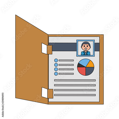 curriculum vitae isolated icon