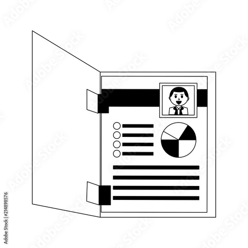 curriculum vitae isolated icon