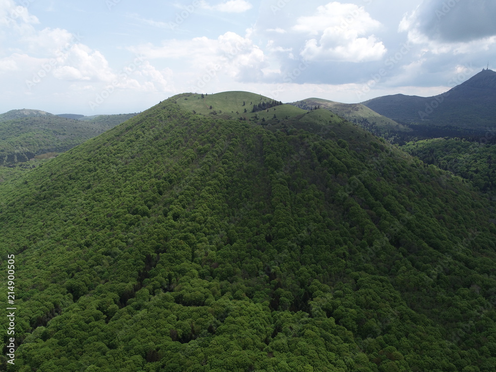 Obraz premium Volcano Auvergne