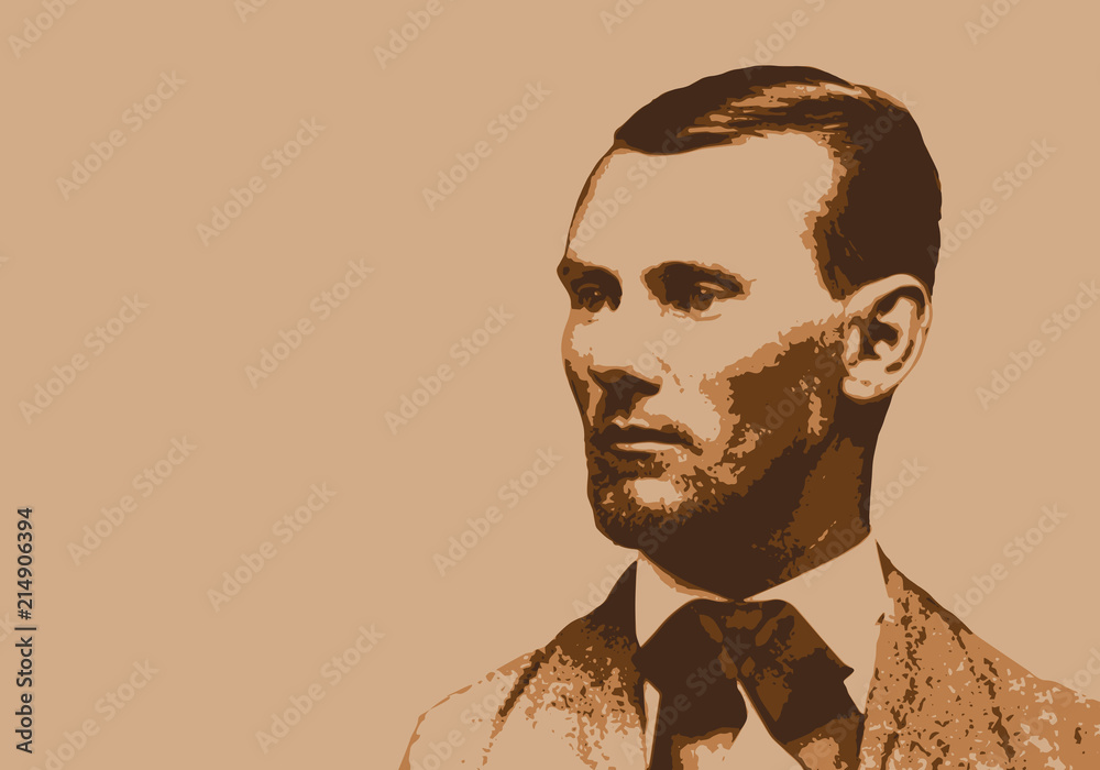 Jesse James - portrait - bandit - personnage - historique - célèbre - américain - hold-up - banque