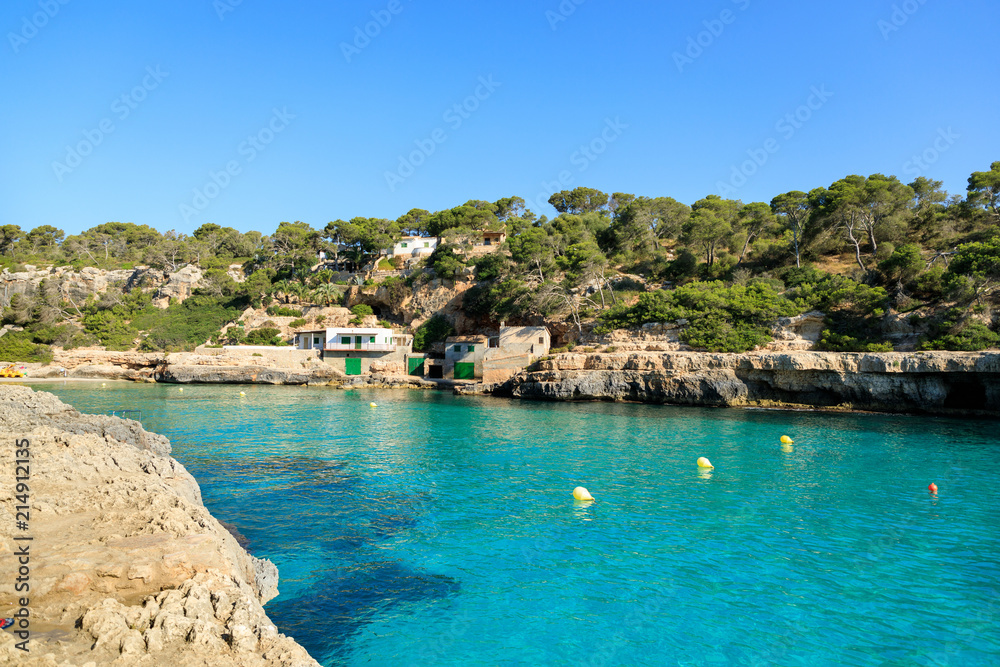 Cala Llombards beach in Mallorca, Spain